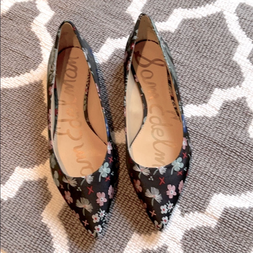 Sam Edelman floral ballet flats